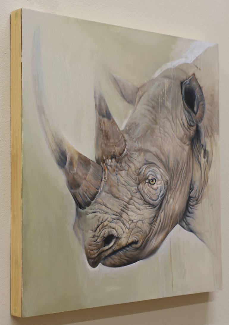 Original Modernism Animal Painting by Bryan M Holland