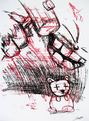 Print of Expressionism Humor Printmaking by Andrew Howell