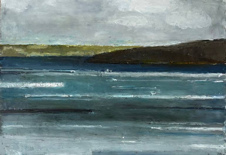 Rough Sea in the Carrick Roads, Falmouth Drawing by Mary Ruggeri ...