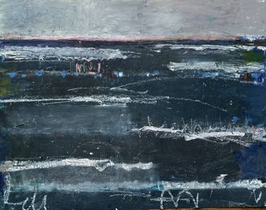 Original Expressionism Seascape Drawings by Mary Ruggeri