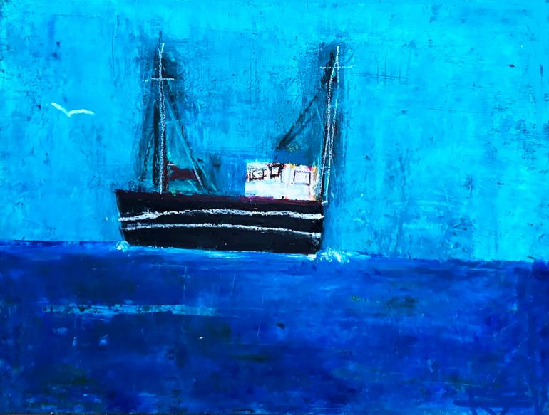 Little Boat Drawing by Mary Ruggeri | Saatchi Art