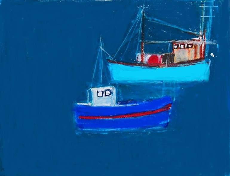 Two Fishing Boats in Padstow,Cornwall