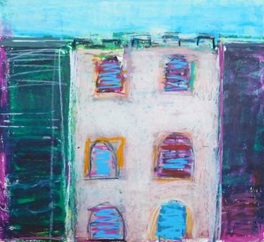 Original Figurative Architecture Drawings by Mary Ruggeri