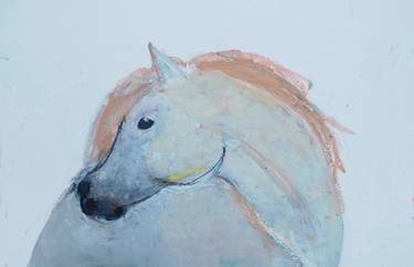 Original Figurative Horse Drawings by Mary Ruggeri