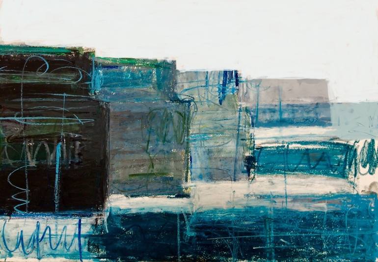 Cliffs at Moher - Stormy Seas Drawing by Mary Ruggeri | Saatchi Art