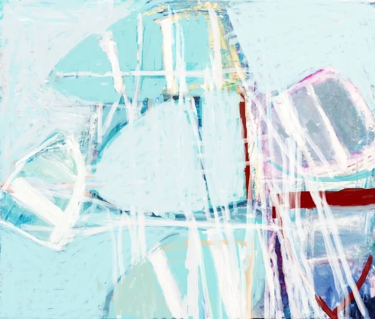 White Boats Painting by Mary Ruggeri | Saatchi Art