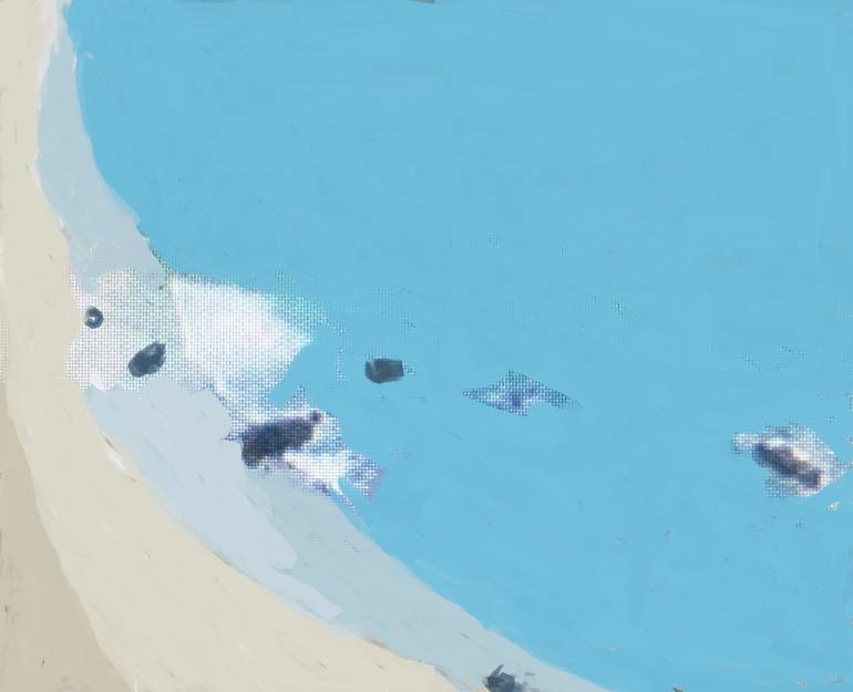 Beach Painting by Mary Ruggeri | Saatchi Art