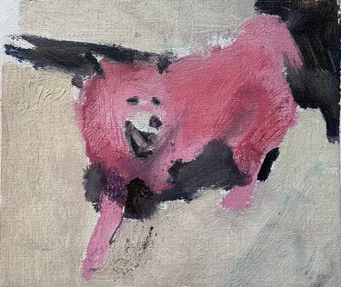 Original Realism Dogs Painting by Sara Sisun