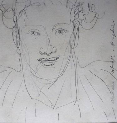 Original Portraiture People Drawings by Tuncay Deniz