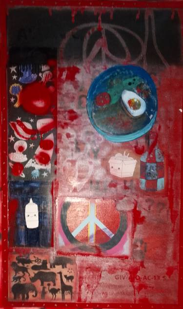 Original Algorithmic Food & Drink Painting by James Paley-Yorke