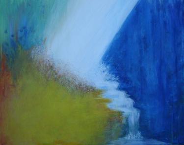 Print of Abstract Expressionism Water Paintings by Bhavini Gor