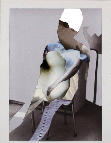 Print of Conceptual Erotic Collage by Erqi Luo