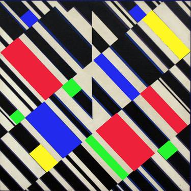 Print of Fine Art Geometric Paintings by Diego Maioli