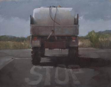 STOP! landscape with truck thumb