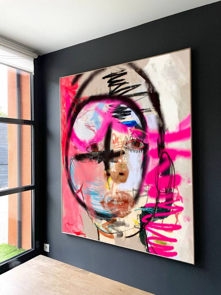 Original Abstract People Painting by Jason Balducci