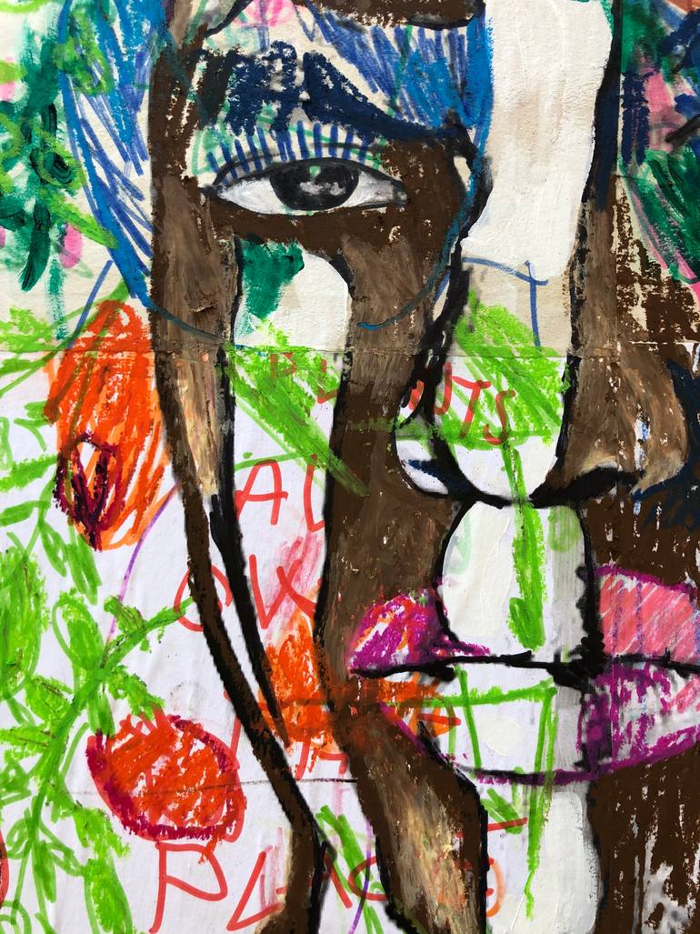 Original Abstract Expressionism People Collage by Jason Balducci