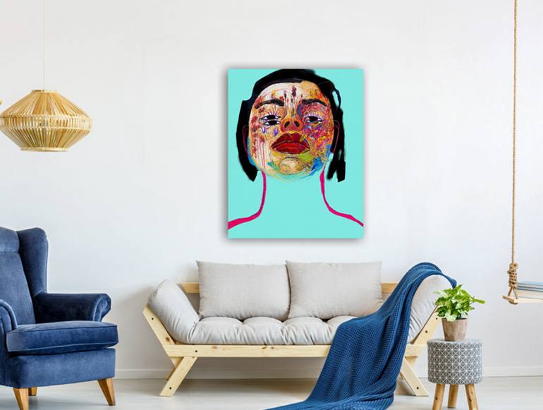Original Abstract Expressionism People Painting by Jason Balducci