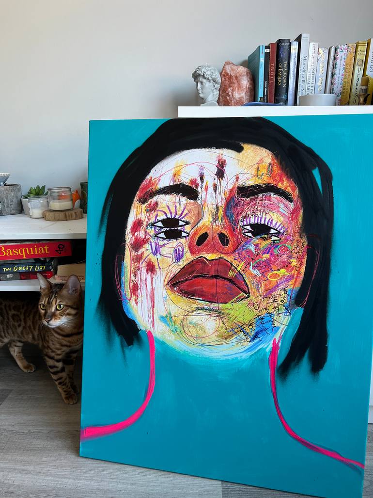 Original Abstract Expressionism People Painting by Jason Balducci