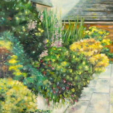Print of Impressionism Garden Paintings by Monika Kopanska