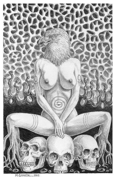 Print of Erotic Drawings by Marc Gosselin