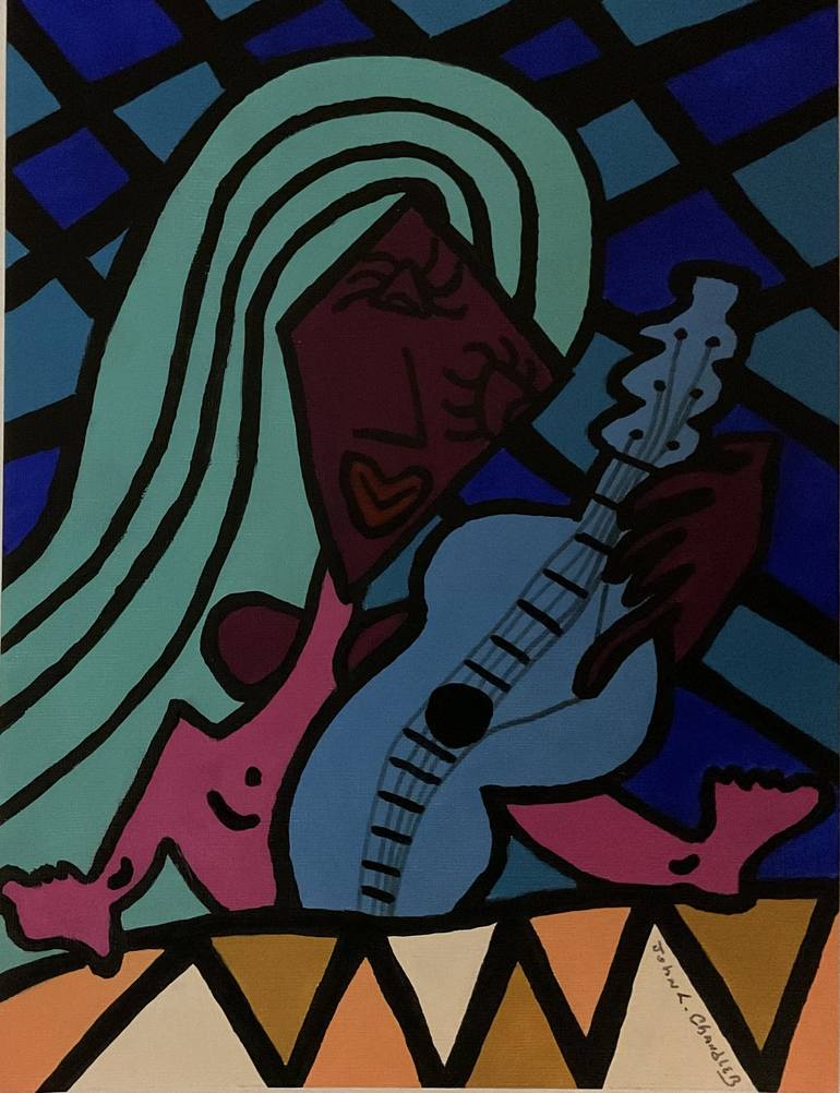 Original Conceptual Music Painting by John Chandler