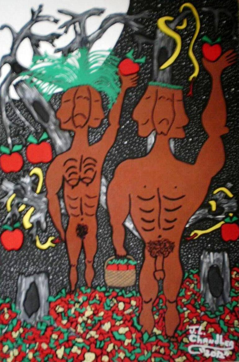 Print of Expressionism Nude Paintings by John Chandler