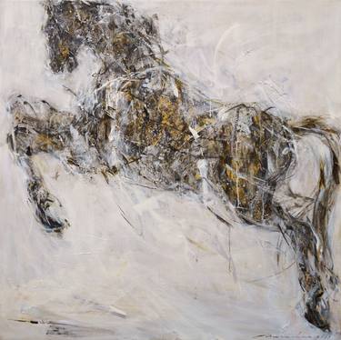 Print of Horse Paintings by jun matsushima