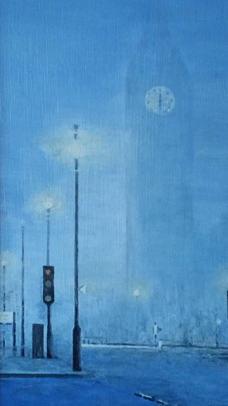 Original Realism Cities Painting by Edhem Imamovic