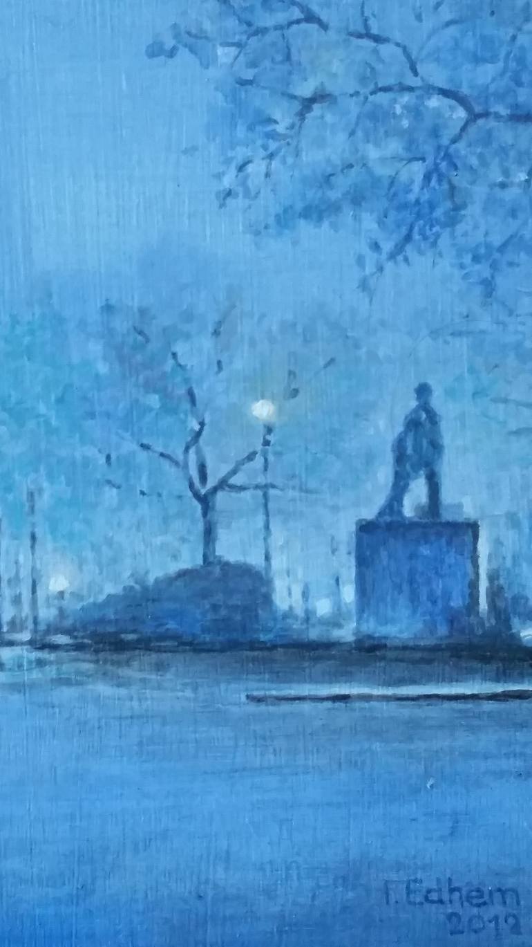Original Realism Cities Painting by Edhem Imamovic