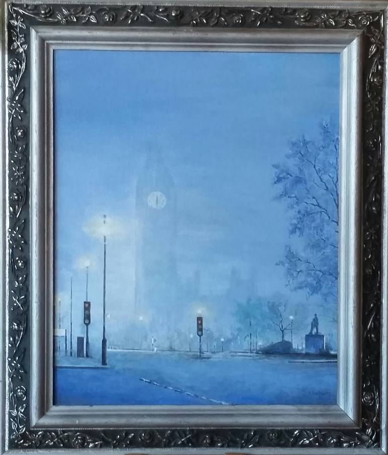Original Realism Cities Painting by Edhem Imamovic