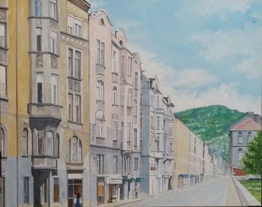Original Realism Cities Paintings by Edhem Imamovic