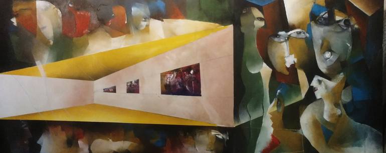 galley Painting by Rafi Riaz | Saatchi Art