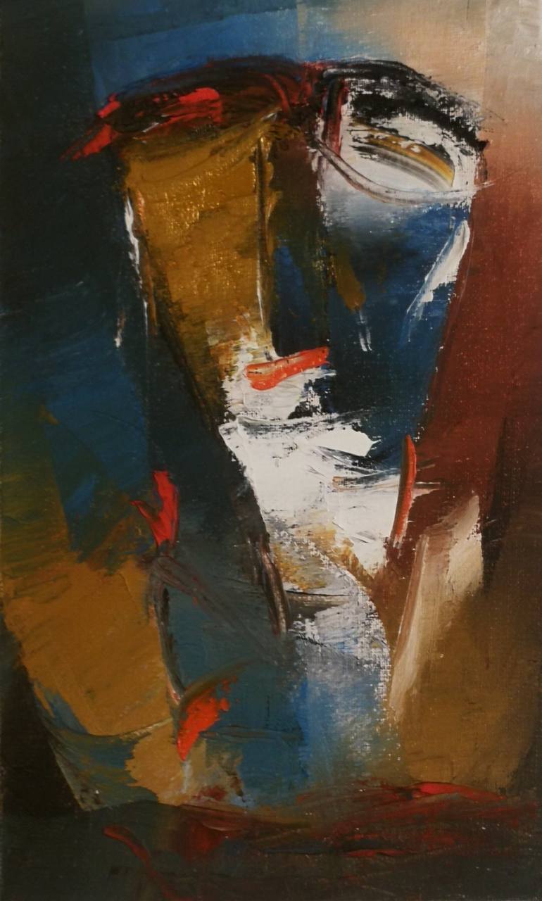 Rafi Riaz feelings series Painting by Rafi Riaz | Saatchi Art