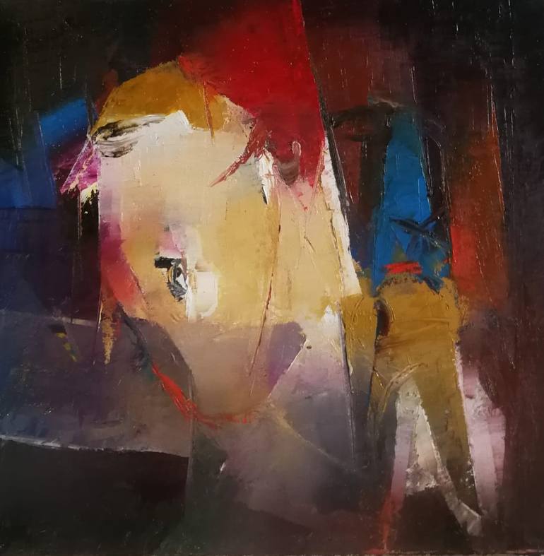 feeling series Painting by Rafi Riaz | Saatchi Art