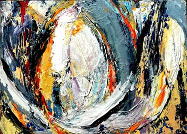 Original Abstract Painting by metin topa