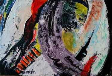 Original Abstract Painting by metin topa