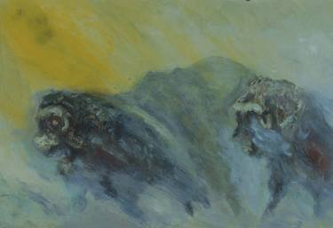 Original Expressionism Animal Paintings by Geoff Francis