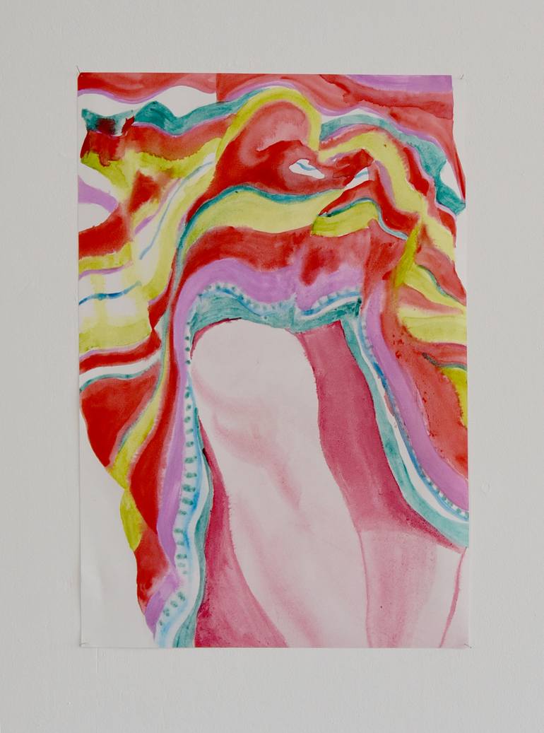 Original Figurative Women Painting by Markta ŠEnkyřÍk