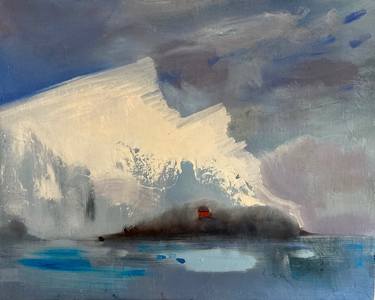 Original Expressionism Landscape Paintings by Marie-Helene Fabra