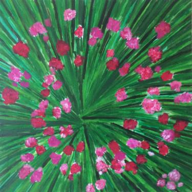 Original Expressionism Floral Paintings by Petra S