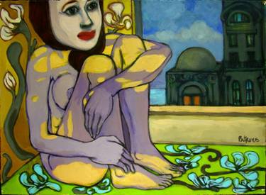 Original Surrealism Nude Paintings by Virginia Patrone
