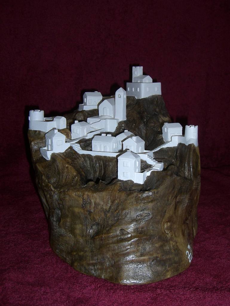 Original Realism Architecture Sculpture by Tomislav Zovic