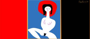 Original Nude Mixed Media by Rupert Picott