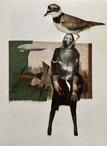 Original Surrealism Fantasy Collage by Carol White