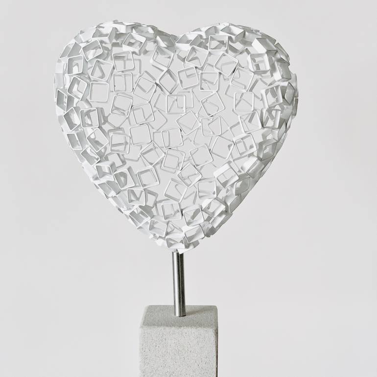 Original Modernism Love Sculpture by Rainer Lagemann