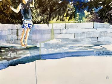 Print of Figurative Water Paintings by Gregory Radionov
