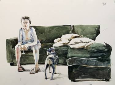 Print of Portraiture Home Paintings by Gregory Radionov