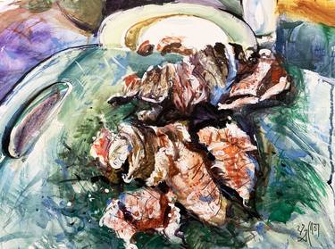 Original Expressionism Food & Drink Paintings by Gregory Radionov