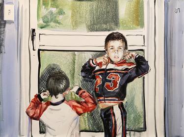 Print of Figurative Children Paintings by Gregory Radionov