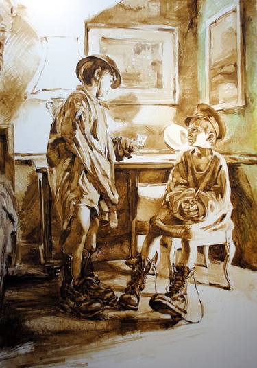 Original Figurative Children Paintings by Gregory Radionov